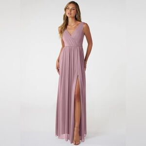 Azazie Tanicia Bridesmaid Dress in Dusty Rose